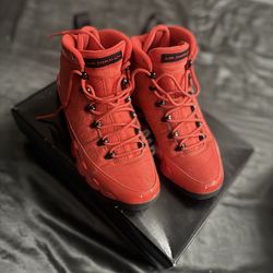 Jordan 9 chile red sz 8