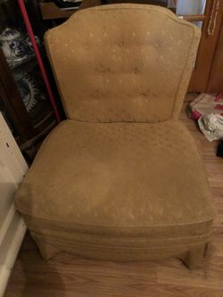 Gold chair