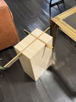 End Table With Glass