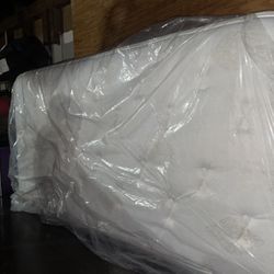 Twin Mattress, Box Spring, And Bed Frame