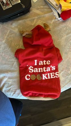 Pet Hoodie “ I Ate Santa’s Cookies 