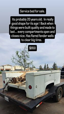 8 Foot Service Truck Bed