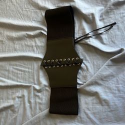 Elastic black corset 
