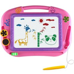 Magnetic Drawing Board Gifts for Toddlers,Drawing Board Cute Travel Size Board Learning and Writing Education Toys for Kids. A Child Drawing Pad Great