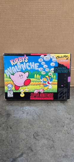 Kirby's Avalanche For Super Nintendo Complete In Box