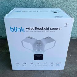 Blink Wired Floodlight Camera -White