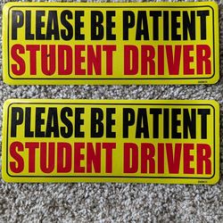 Student driver magnets