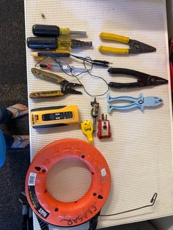 Tools & supplies for electrician