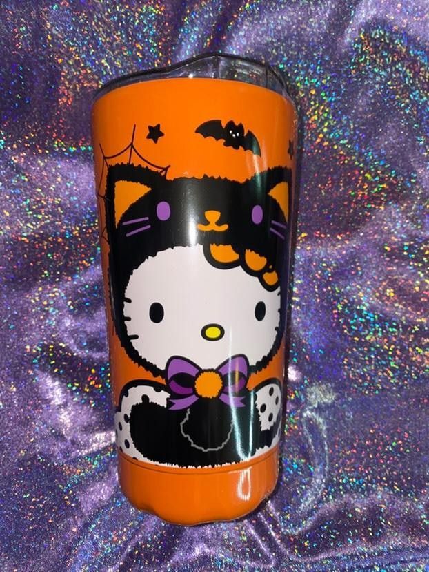 Brand New Hello Kitty Halloween Tumblr Keeps Drinks Hot And Cold For Hours !