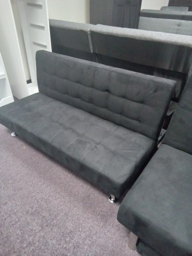 Small Black Sofa