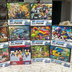 3D Lenticular PUZZLES That My Daughter Is Selling 