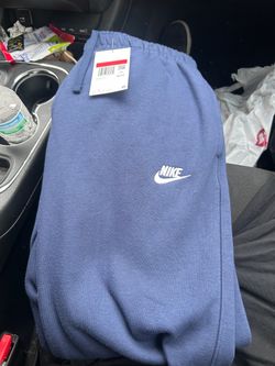 Nike Fleece Sweatpants with Tags navy blue