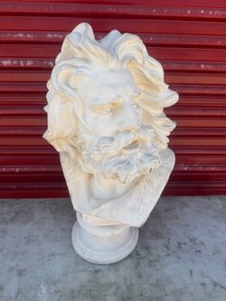 vintage Bust Moses Sculpture