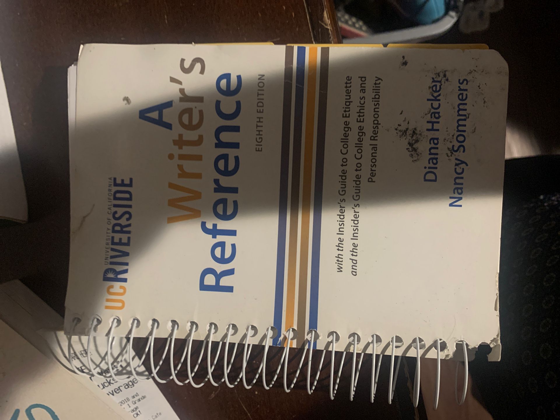 UCR book a writer’s reference