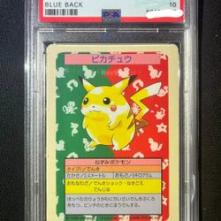 Pokémon Pikachu Topsun 1997 PSA 10 