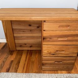 Solid Wood Desk w/ Chair - $100