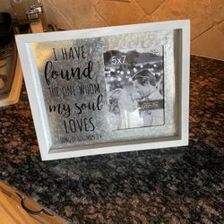 Brand New Wedding Picture Frame White 