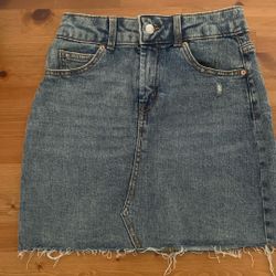 Denim Mini Skirt Size S/M