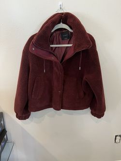 Elodie Red Bomber Jacket 