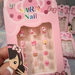 New Hello Kitty & Friends Kids Press On Nails - $2.25 Each