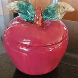 Red Apple Cookie Jar - Sakura Sonoma
