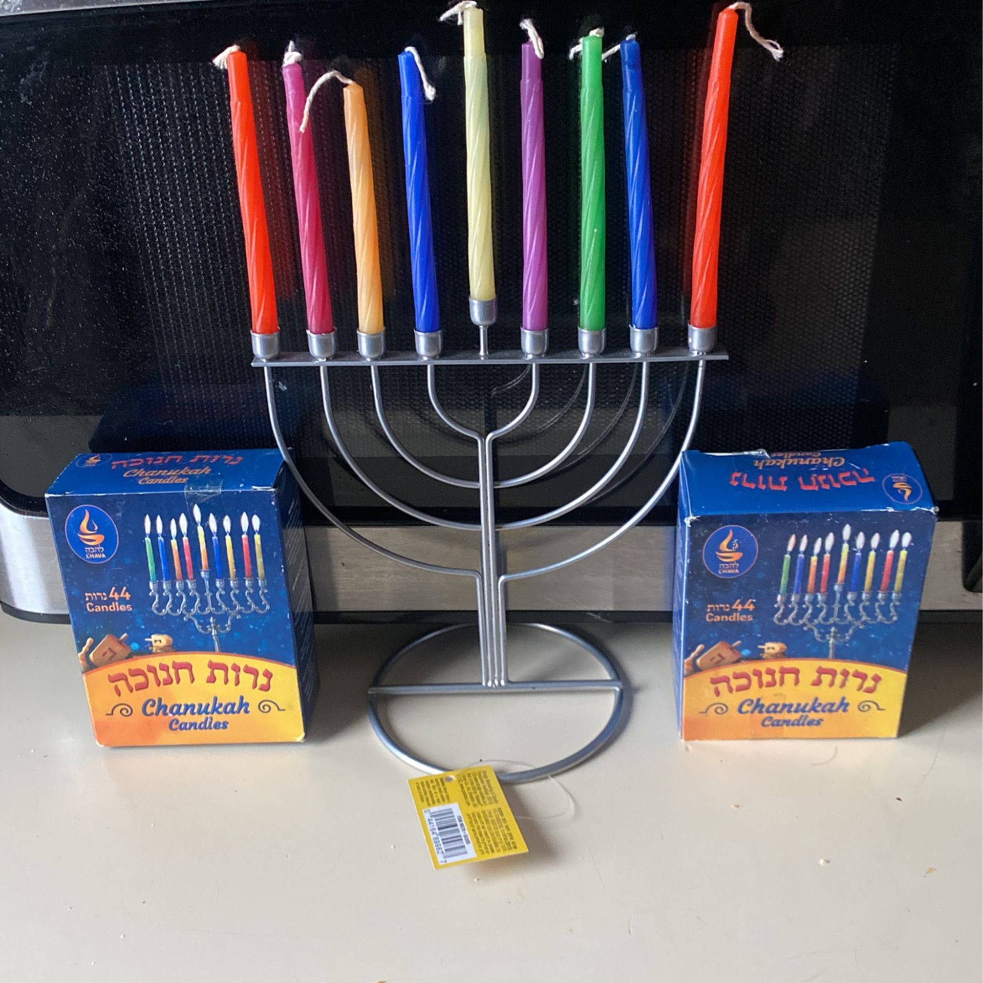 Candles And Holder