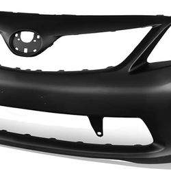 11-13 Toyota Corolla Front Bumper Cover Primer Aftermarket 