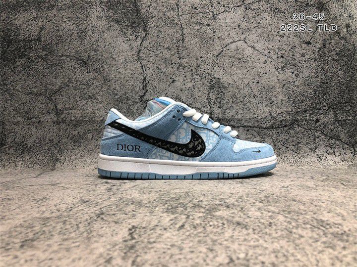 SB Dunk Low Blue Joint Men's and Women's Sneakers