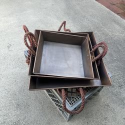 Metal Serving Trays Set Of Three