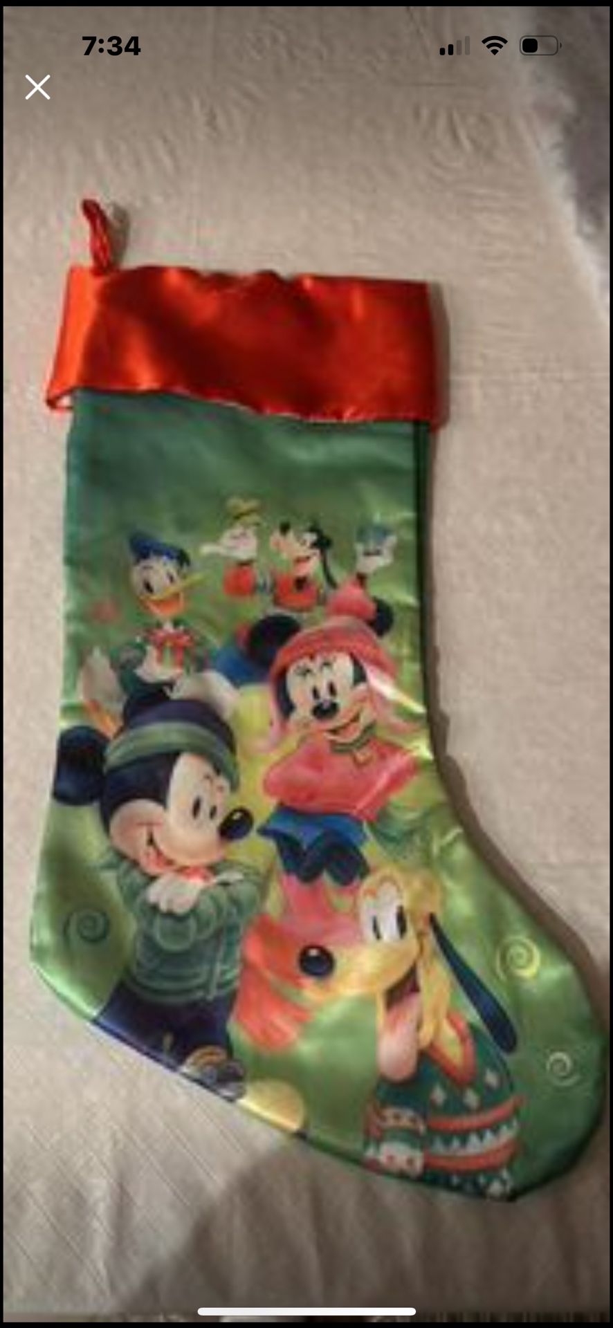 Disney Christmas Stocking