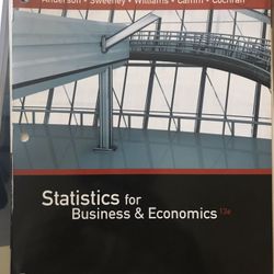 Business Statistics text book