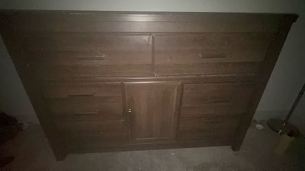 Dresser with matching end table