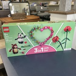 LEGO Hearts & Flowers Gift Set: Building Toy for Kids, Ages 9+, 3 Sets in 1, Perfect Gift for Young Collectors, 66817