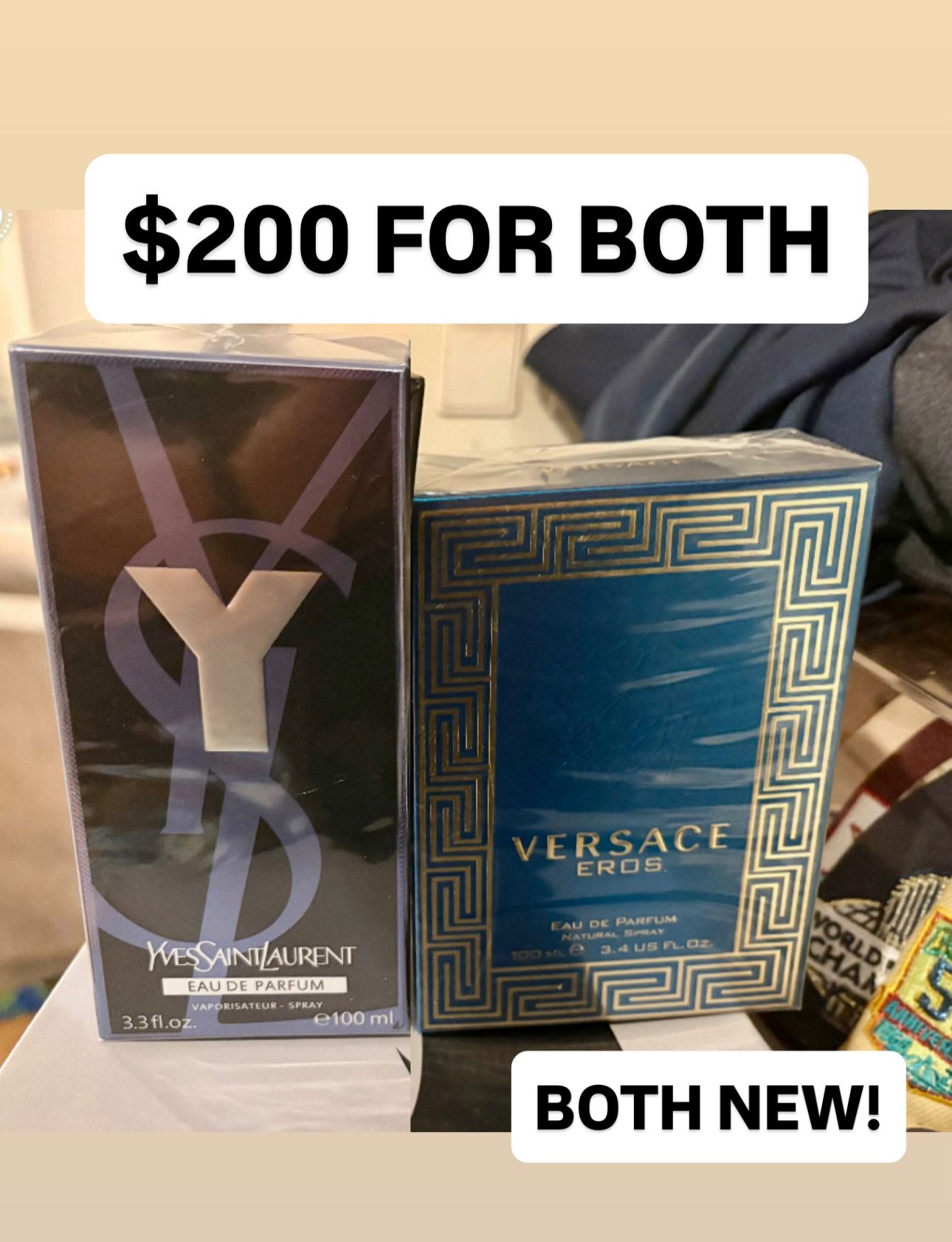 Men’s Colognes YSL & Versace