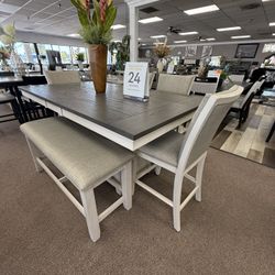 6 Pc Dining Table 