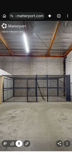 Industrial Wire Mesh Security Cage Enclosure