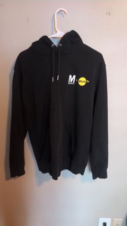 Men's Pluto TV and Mashup LA. Hoodie Mens Medium Pullover Sweatshirt Black Used