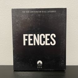 Fences DVD FYC Awards Promo Consideration Screener Denzel Washington Movie 2016