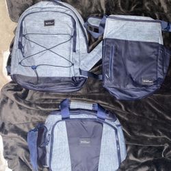 Lot Of 3 Backpack And Gym Bag Bundle