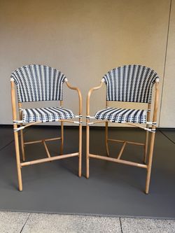 Pier One Rattan Barstools