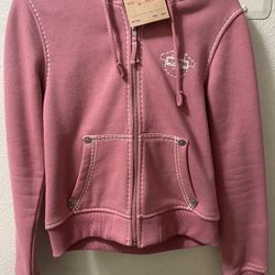 True Religion Zip Up Sweater 