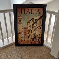Italia frame Poster Picture Art Work