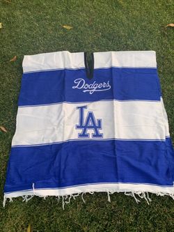 LA Dodgers Serape Poncho Memorabilia Los Angeles Baseball