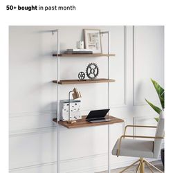 Wall Desk/ Shelves