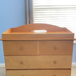 Pine Wood Dresser 