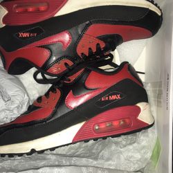 Red Nike Air Max Size 5