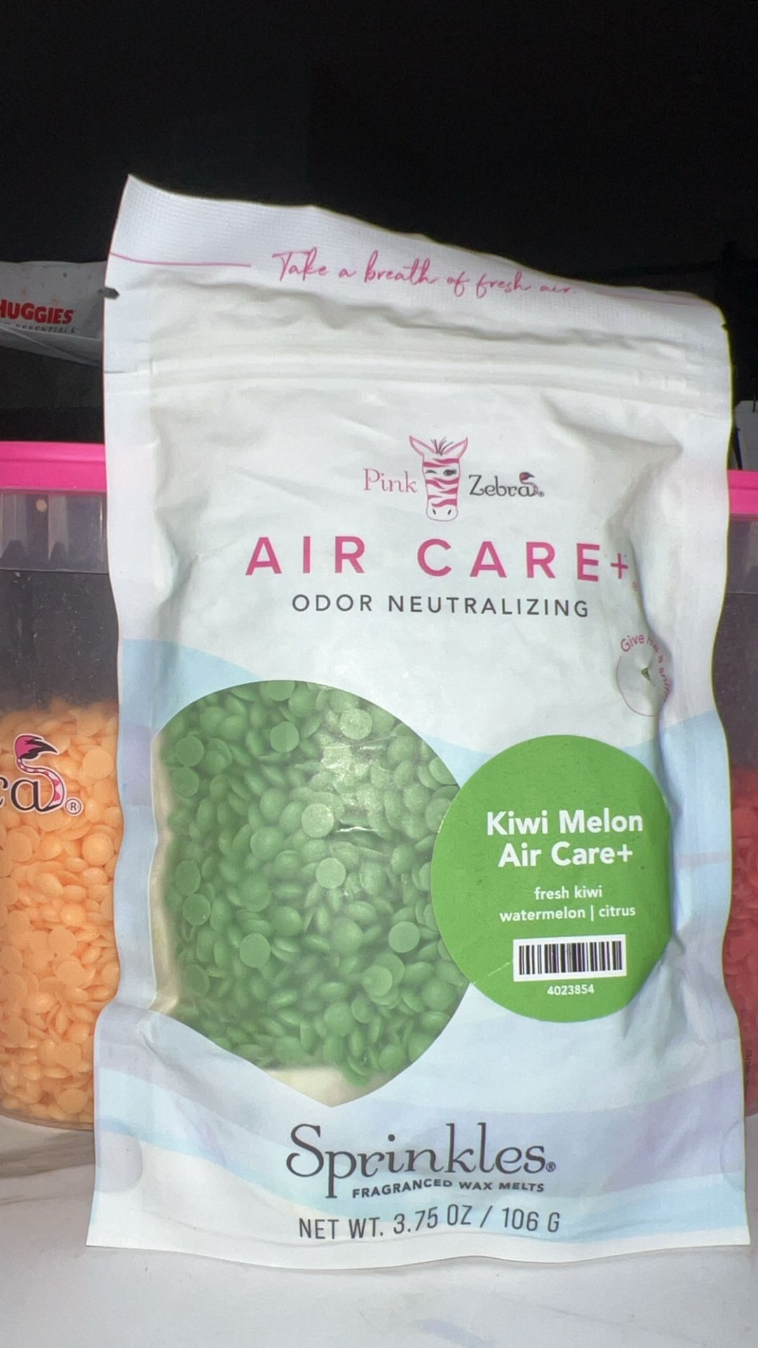 Pink Zebra kiwi Melon air Care + Sprinkles 4oz Bag