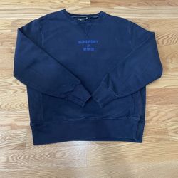 Superdry Vintage Large Black Sweatshirt