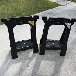 Plastic Folding Stanley Sawhorse
