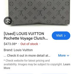 Black & White Louis Vuitton Pouchette